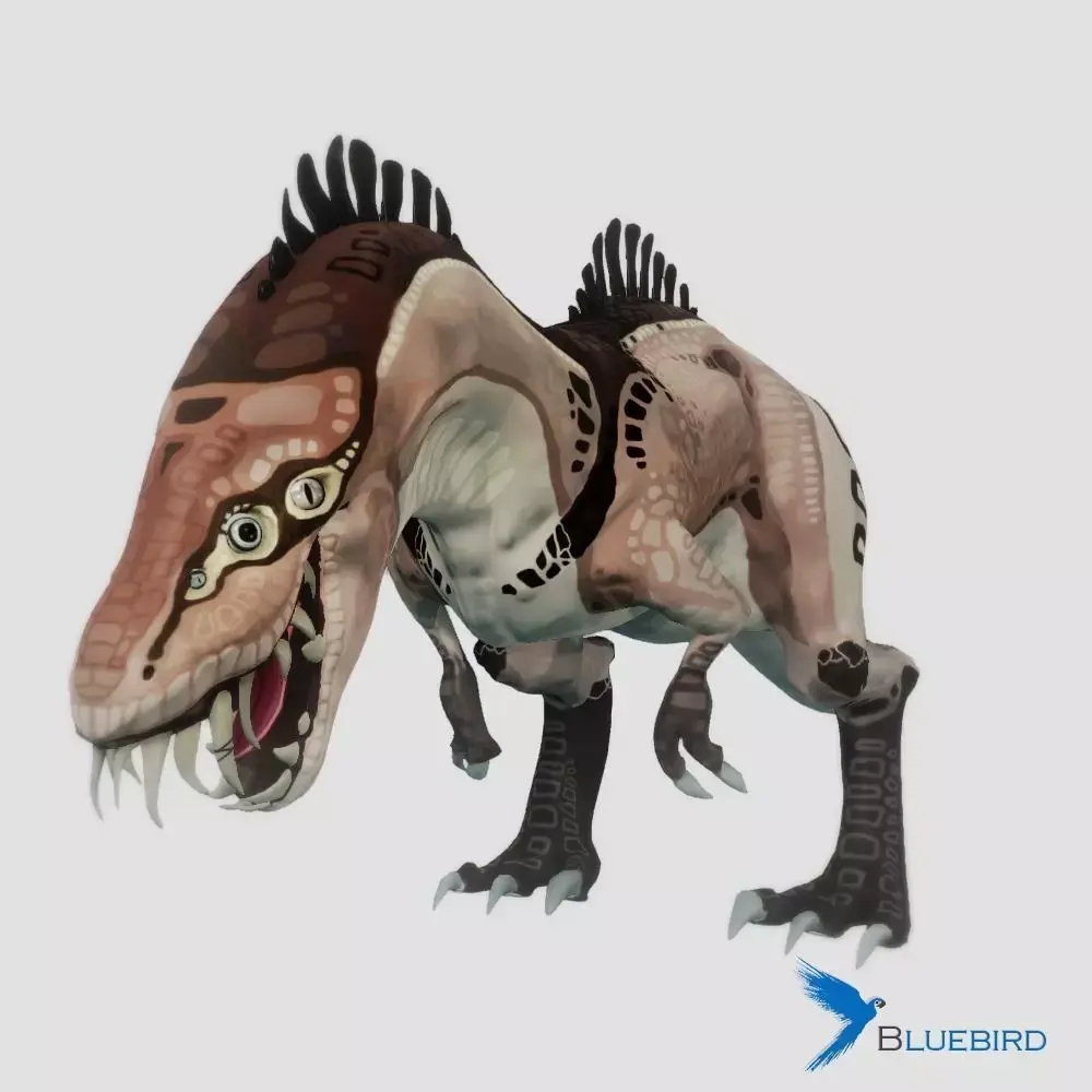 Cartoon T-Rex Dinosaur Low-poly 3D model purchase