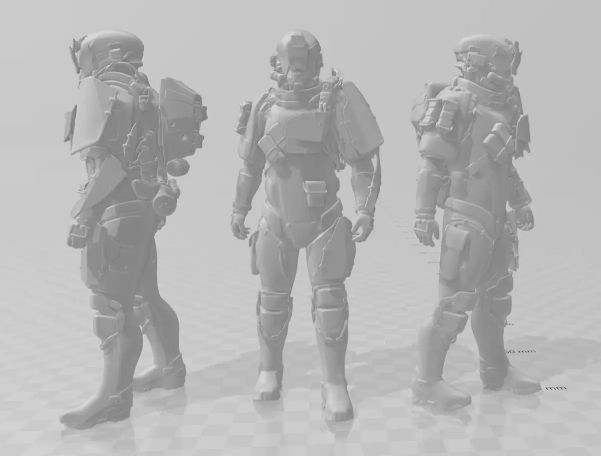 ANTI XENO ARMOR STARFIELD 3D print model