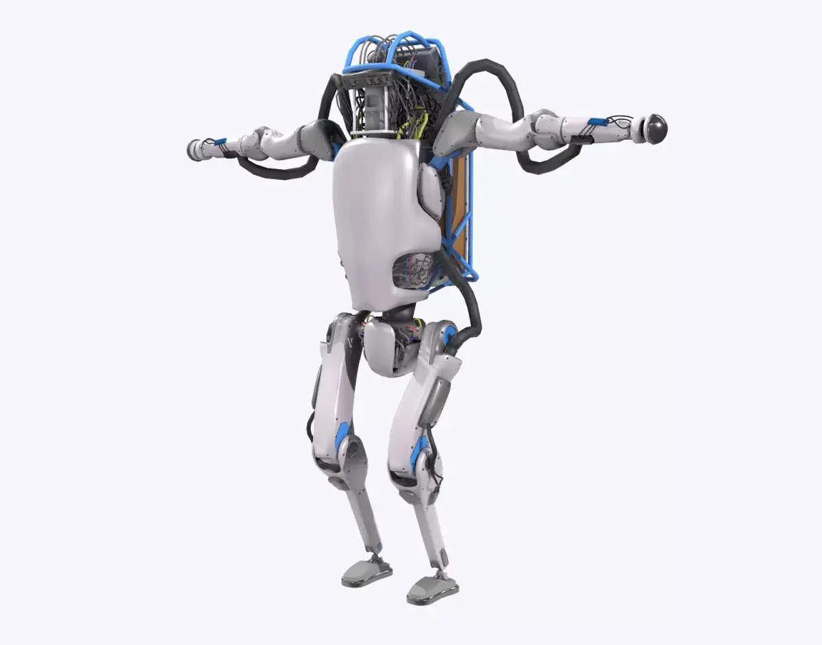 Atlas Robot Boston Dynamics Low-poly 3D model