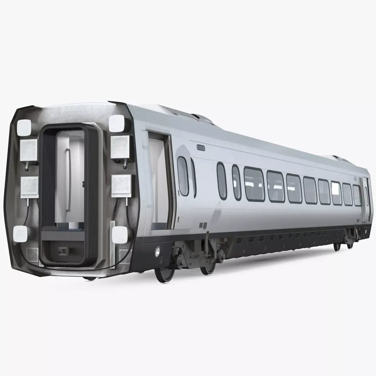 Express Business Coach Generic Rigged 3D model