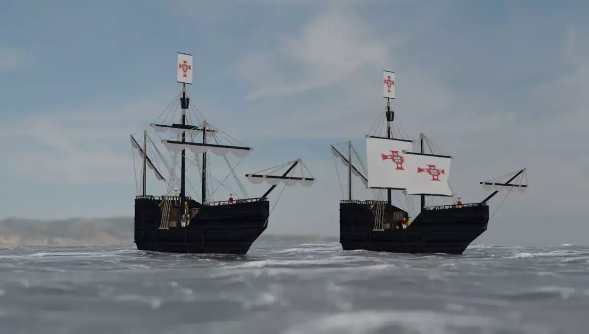 Portuguese Frigate 3D model