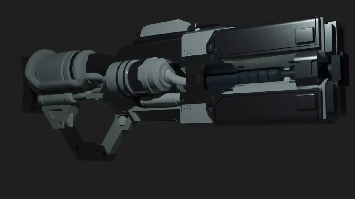 BLASTERS Free low-poly 3D model