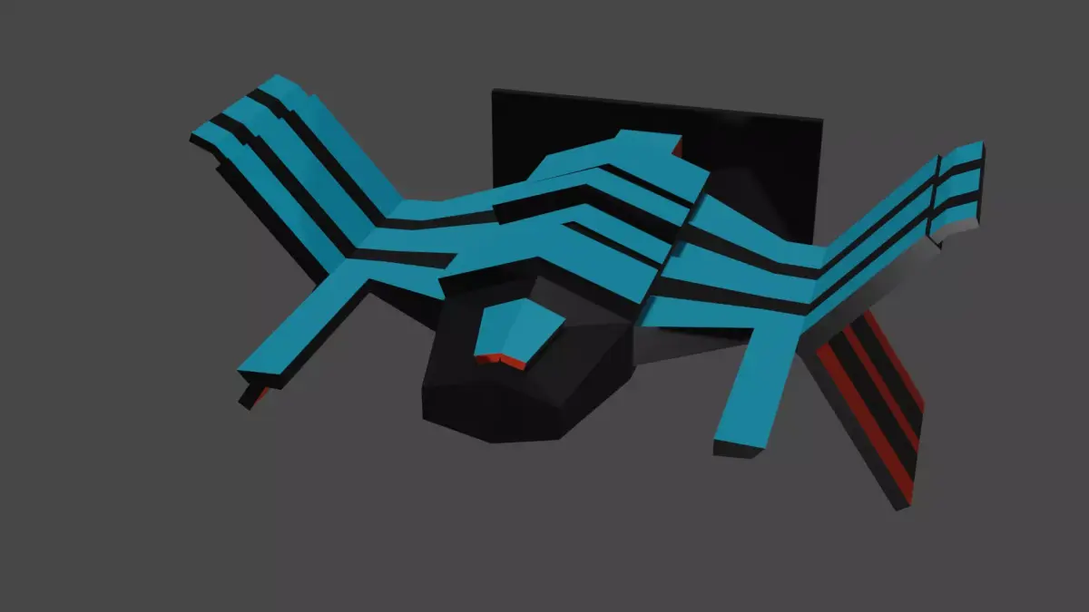 Spaceship plane 3D model