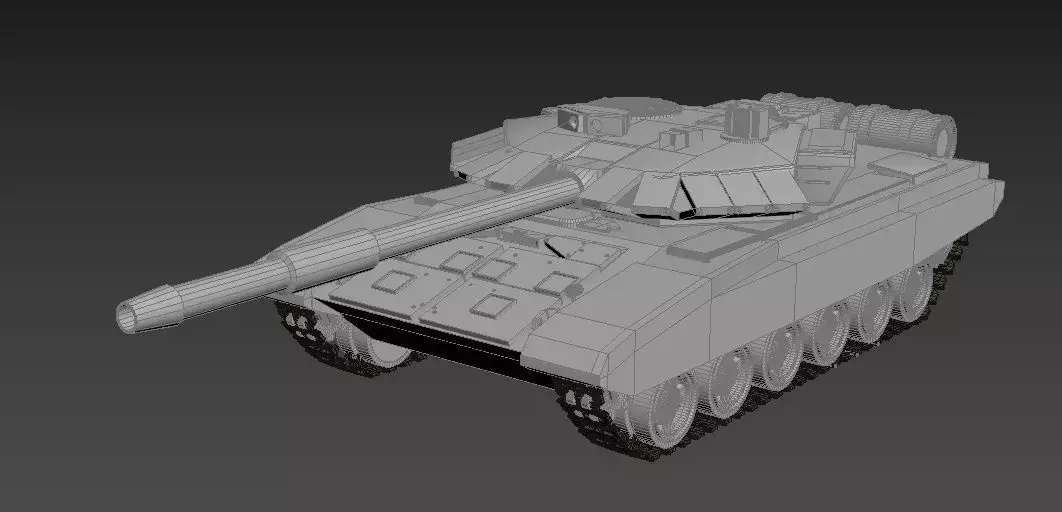 T-90 tank Low-poly 3D model buy