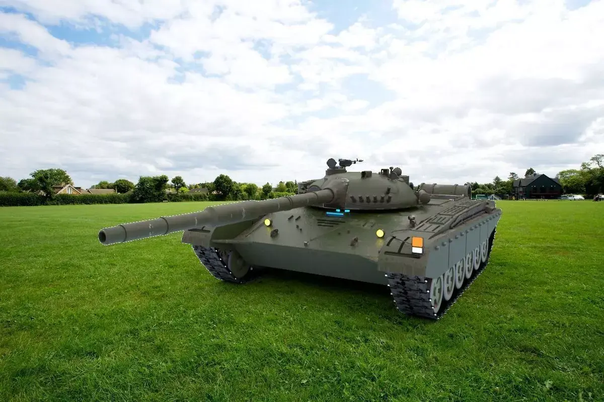 Tank T-72 LODs Included 3D model
