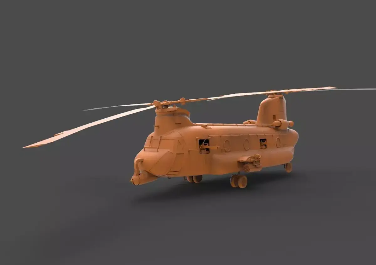 CH-47 chinook helicopter - chinook helicopter 3D print model purchase
