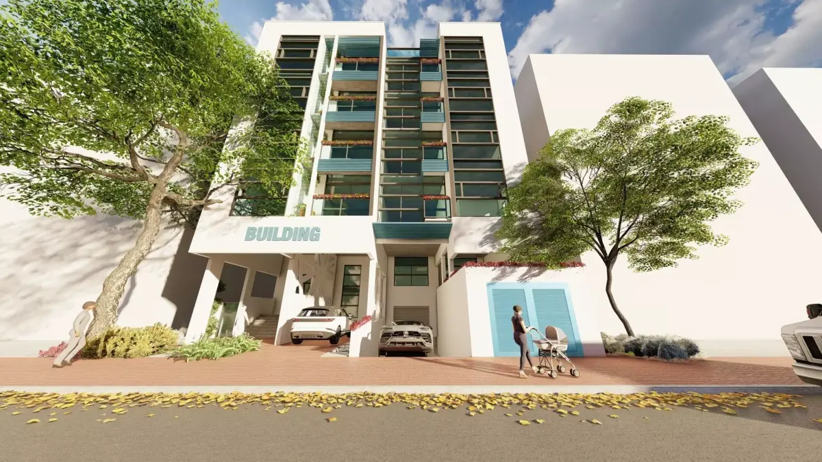 Commercial Building Concept 3D model