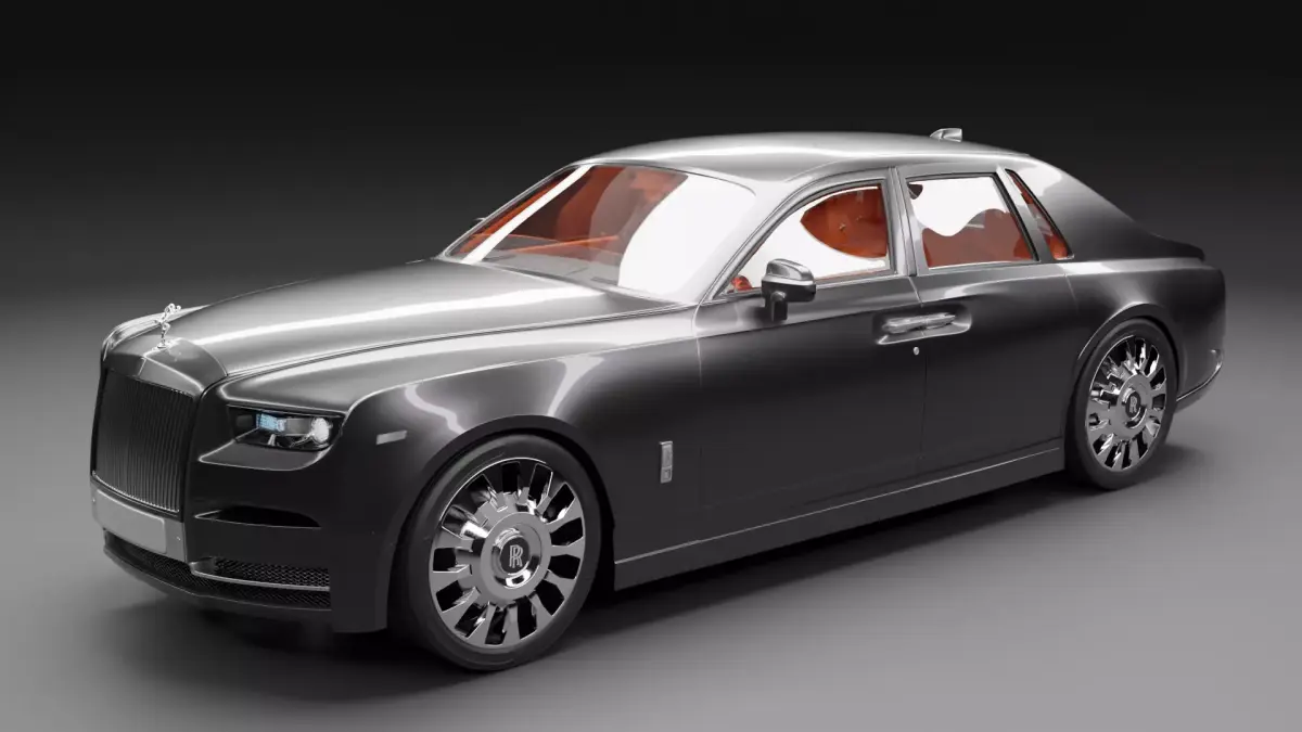 Rolls Royce phantom 3D model purchase