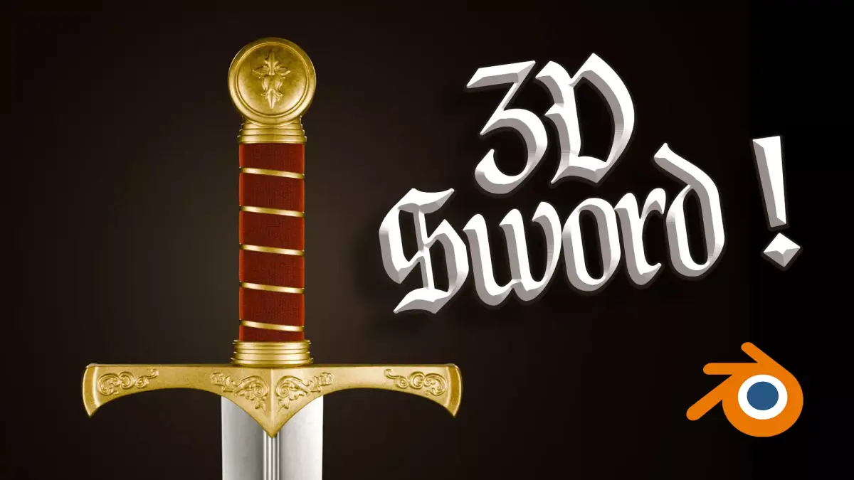 Customizable Medieval Sword - Ancient Weapon 3D model