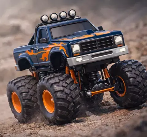 Monster Truck Toy  Stylized 3D Printable Vehicle Toy 3D print model