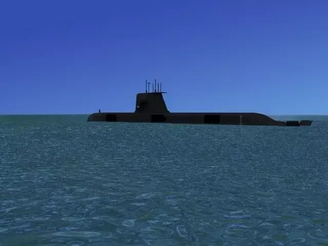 Collins Class HMAS Collins 73 3D model