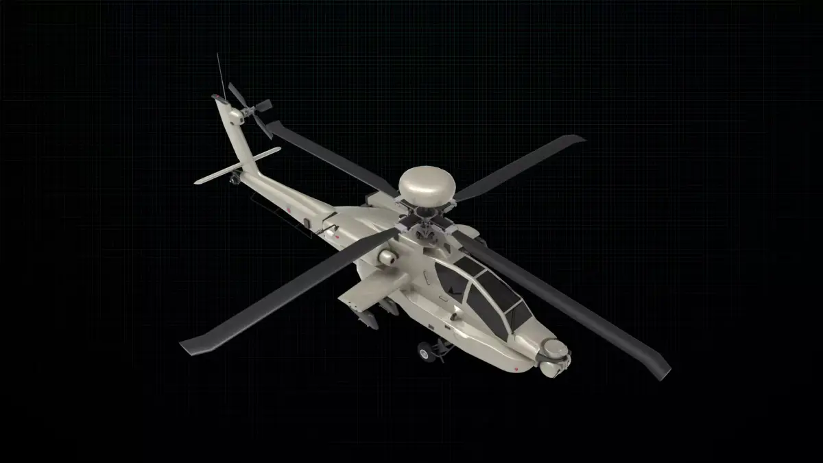 AH-64 Apache 3D model by octagram14