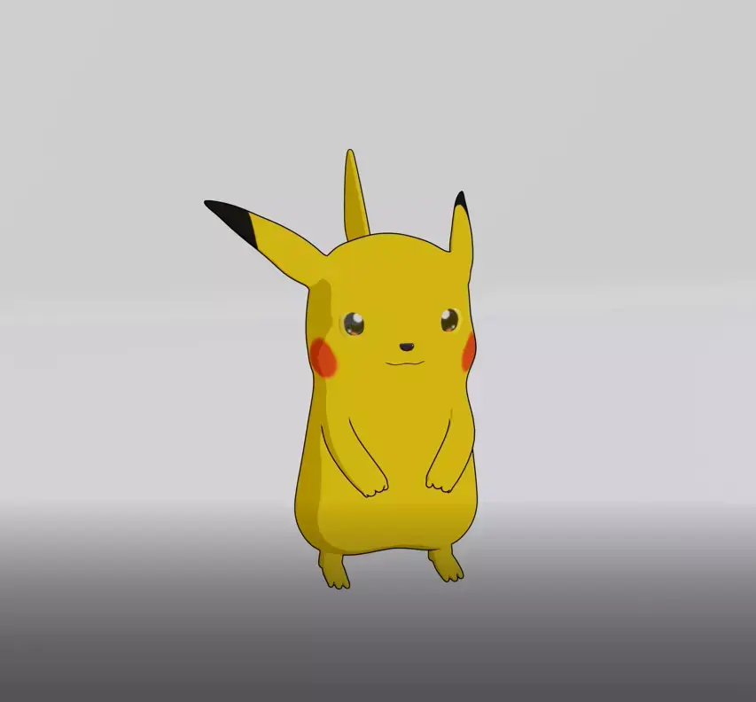 pikachu 3d model rigged Free 3D model