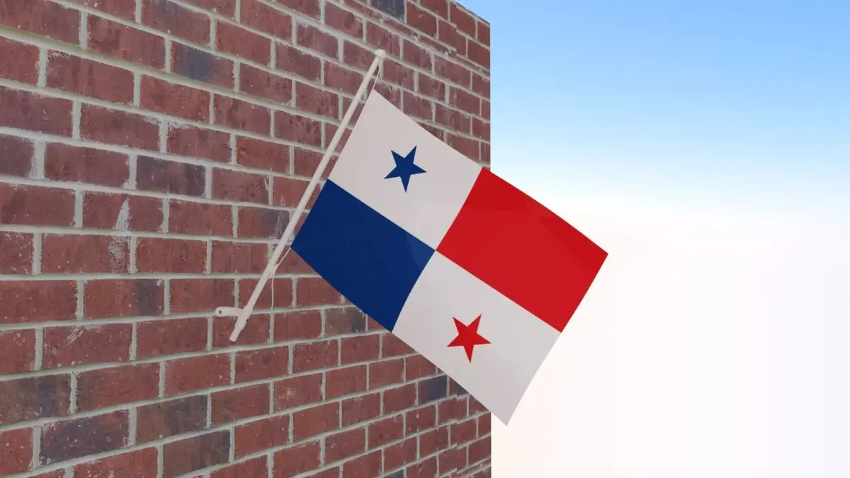 Flag of Panama 3D model