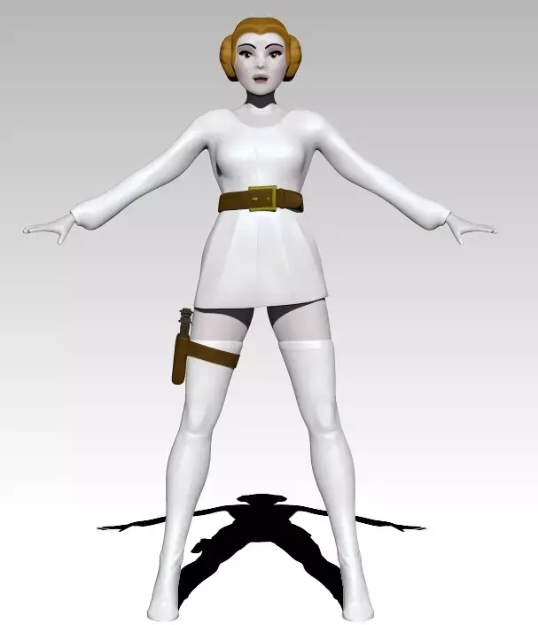 Princess Leia 3D model purchase