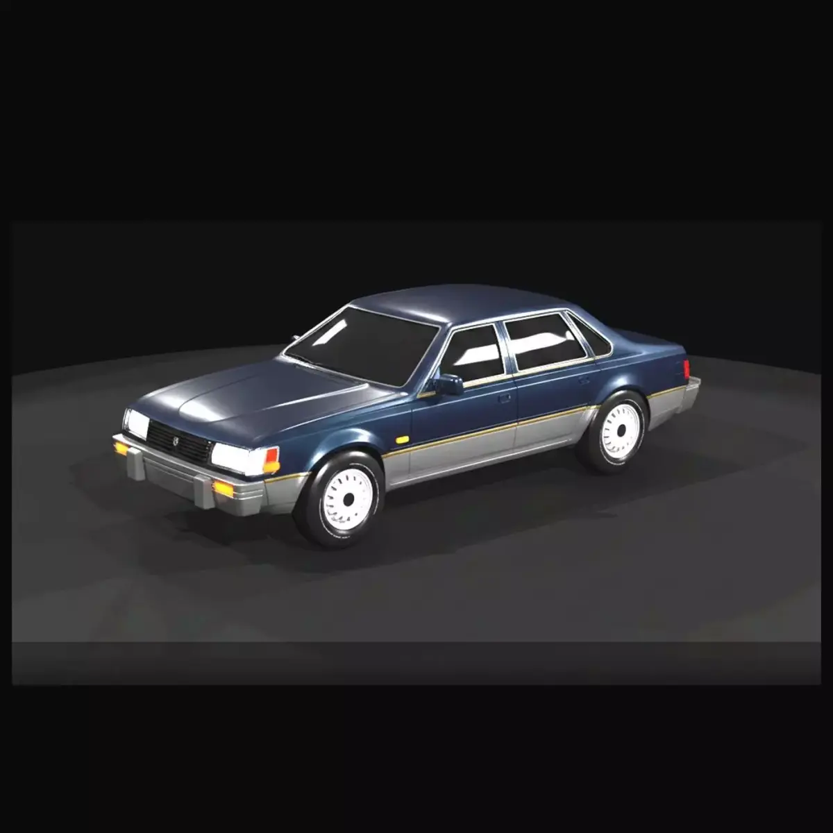1-87 AMC Concord Sedan - 1980 Print Ready STL 3D print model