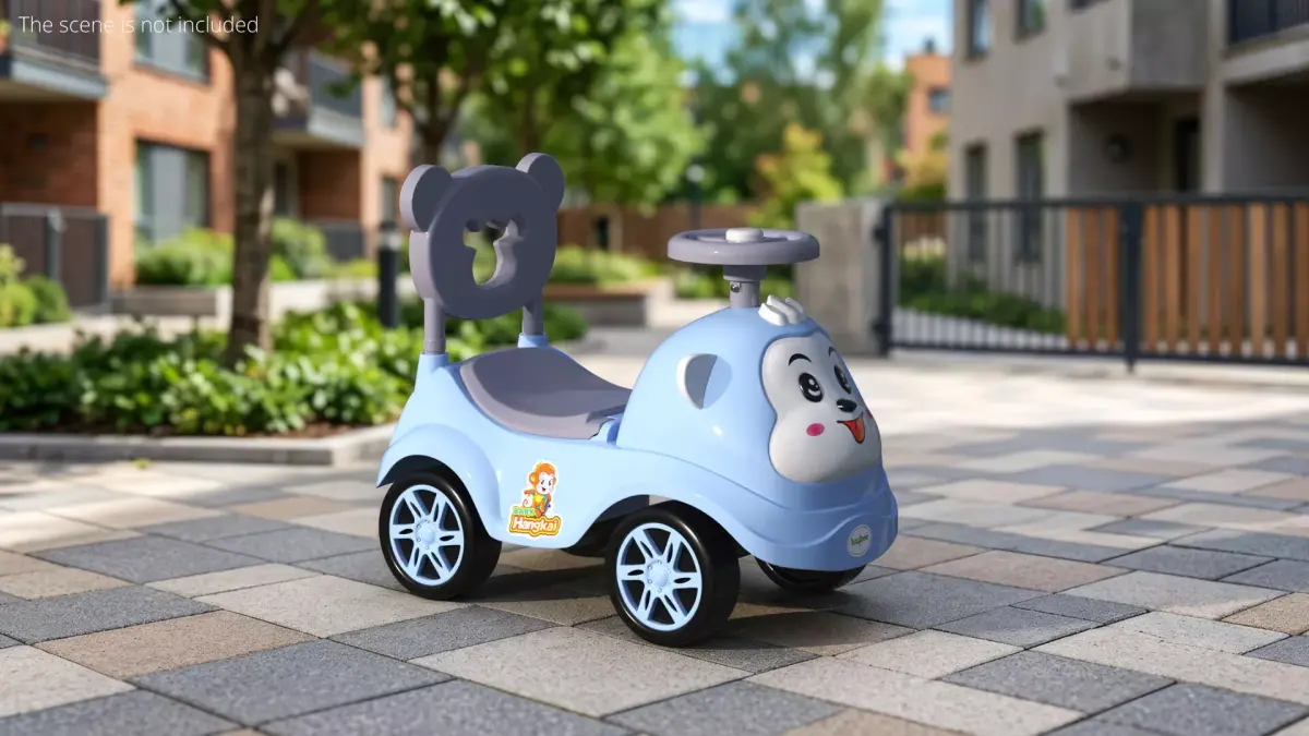 Baybee Baby Hangkai Push Ride On Car 3D model