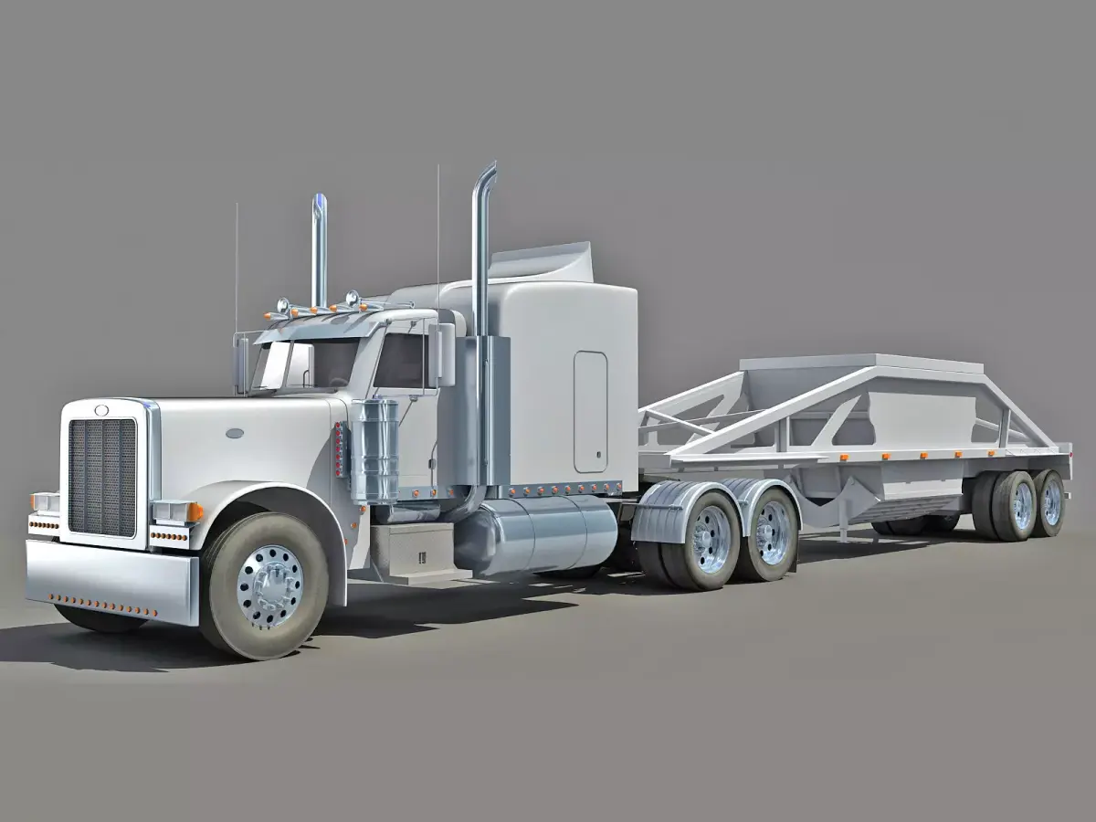 Bottom Dump Truck 3D model