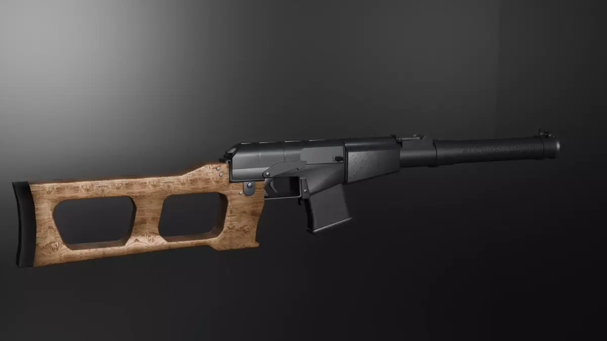 VSS Vintorez basic model 3D model