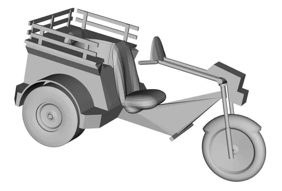 Trike or 3wheeler 3D model