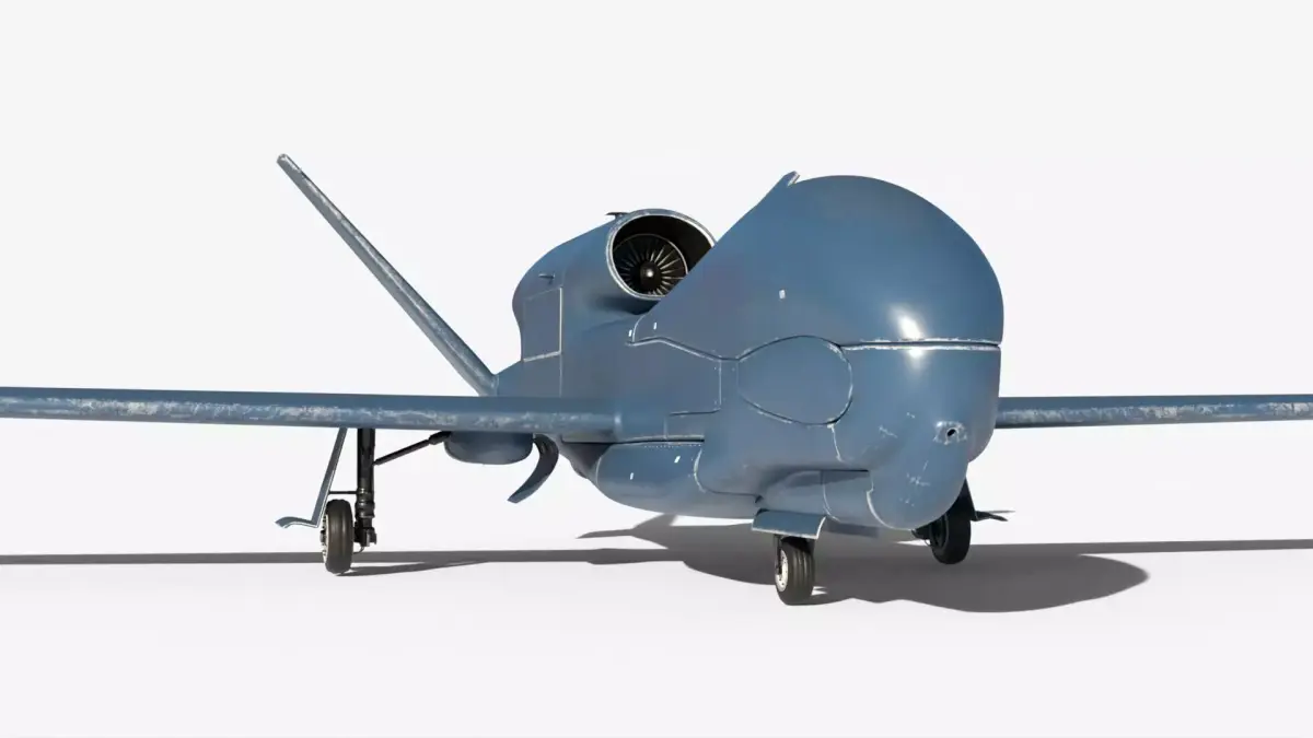 8K Unmanned Aerial Vehicle Drones UDIM textures 3D model
