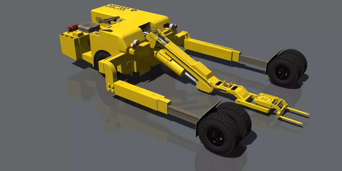 JASDF Bomb Loader 3D model