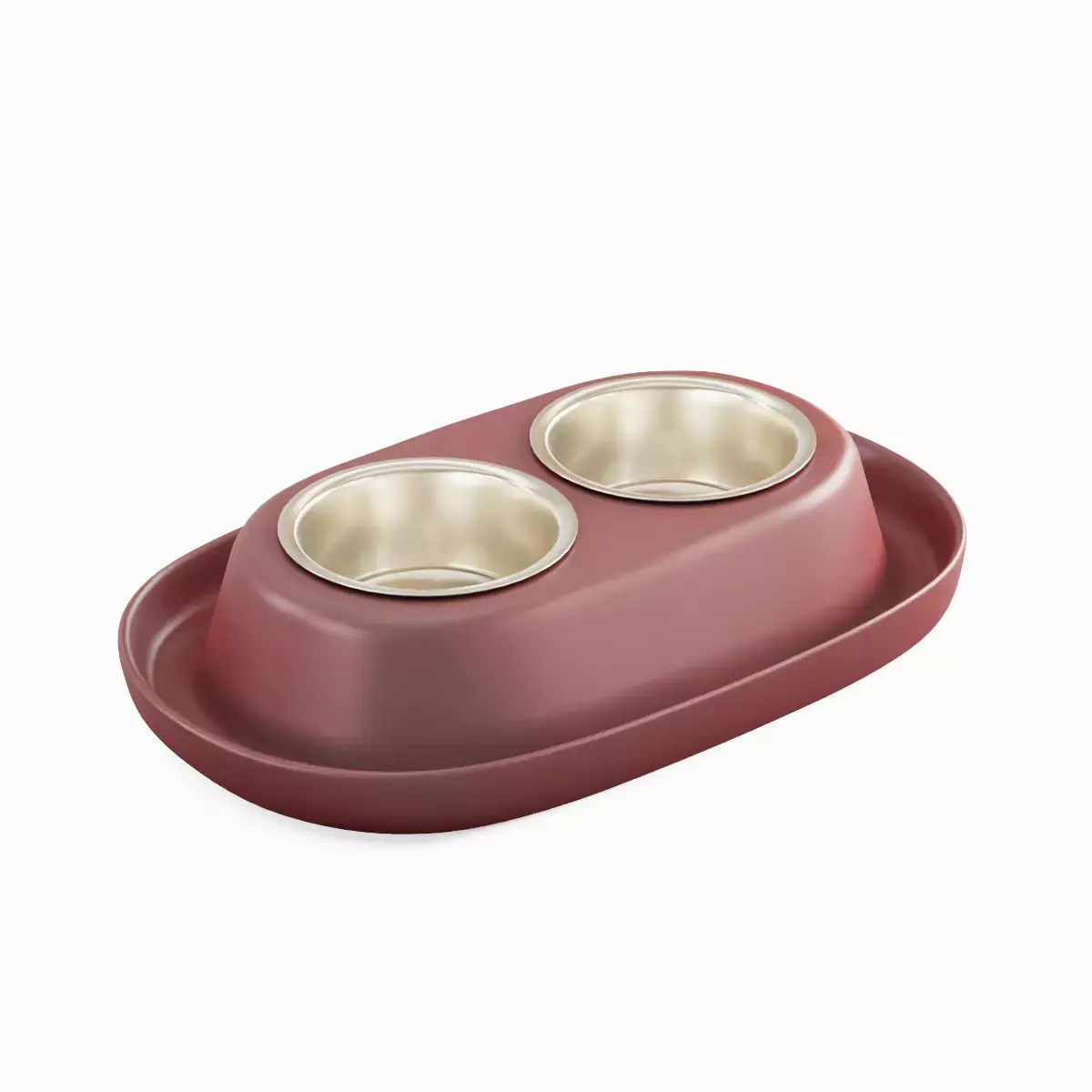 Plastic Pet Bowl 03 3D model
