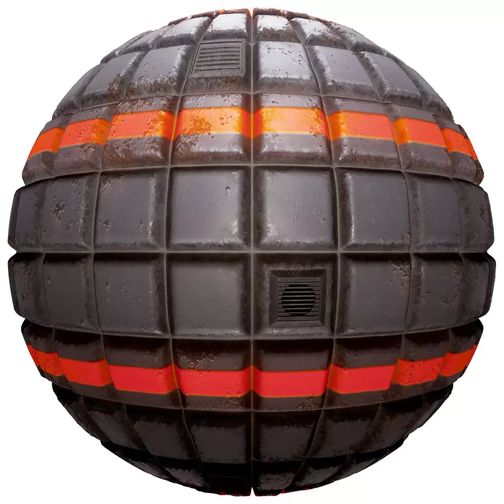 PBR Seamless Sci-Fi Texture 21 Low-poly 3D model