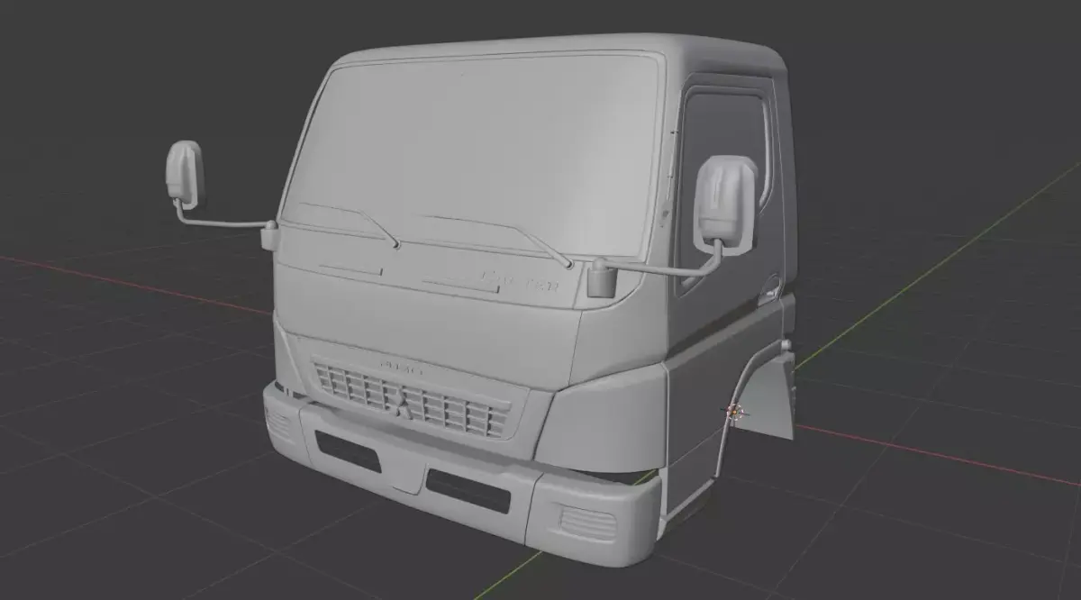 Mitsubishi Fuso Canter Cab 3D model