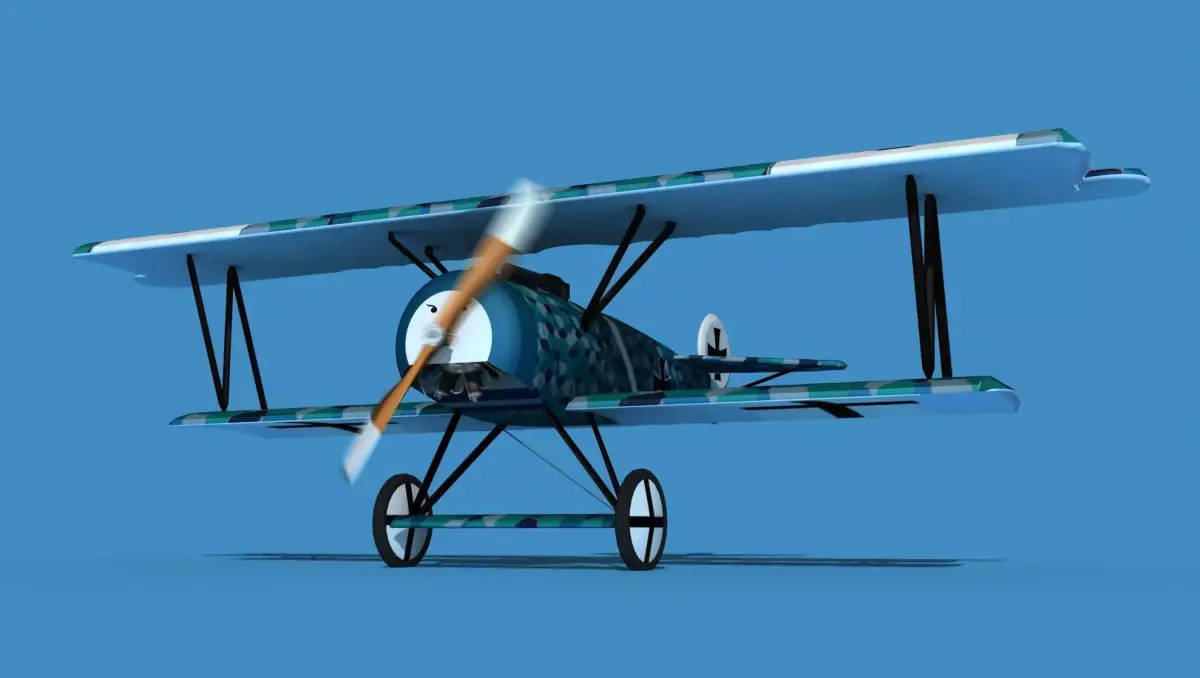 Fokker D-VI V07 3D model