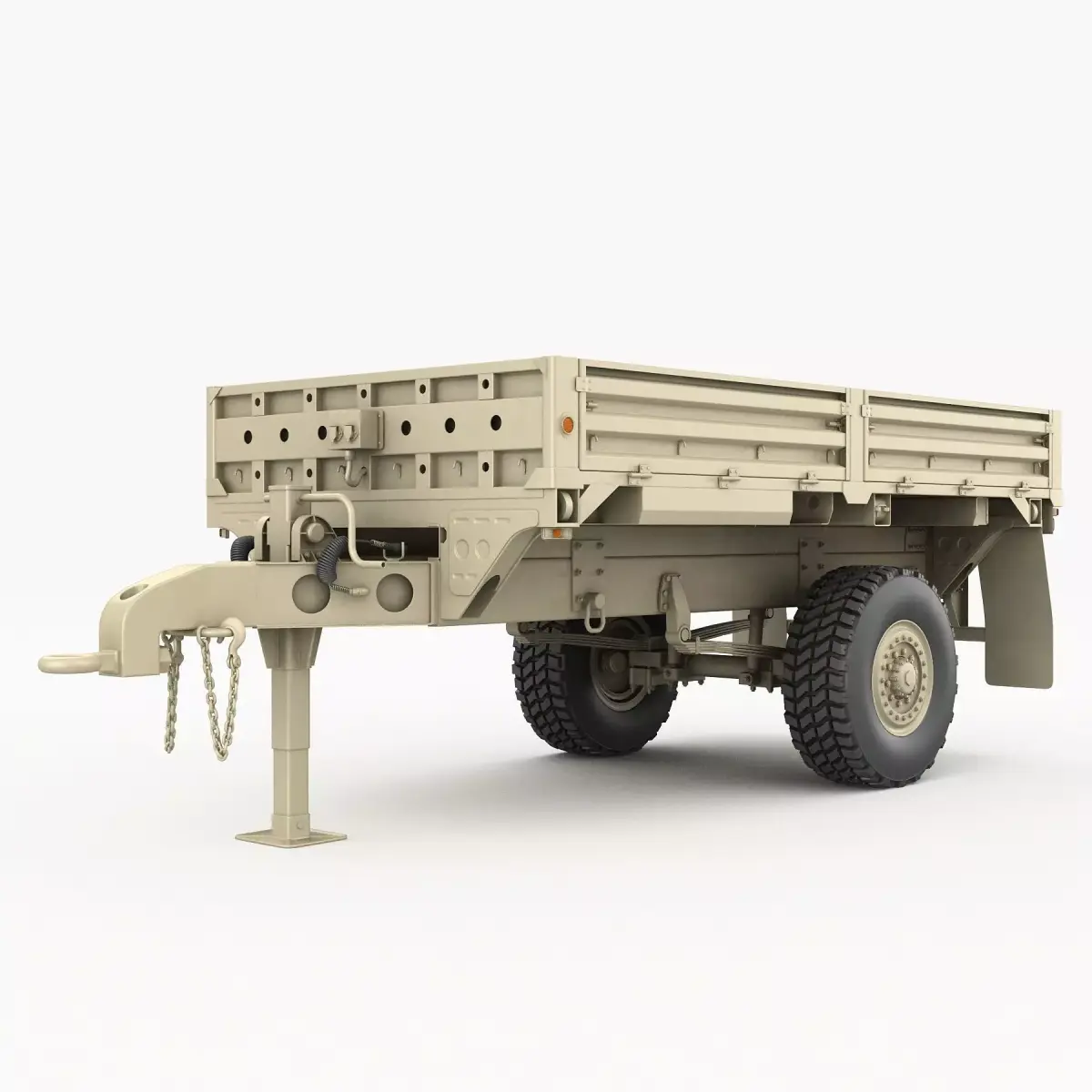 Military trailer M1082 3D model