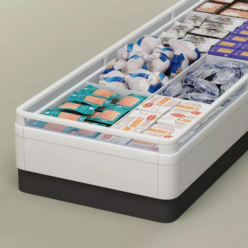 Store display refrigerator freezer 01 3D model