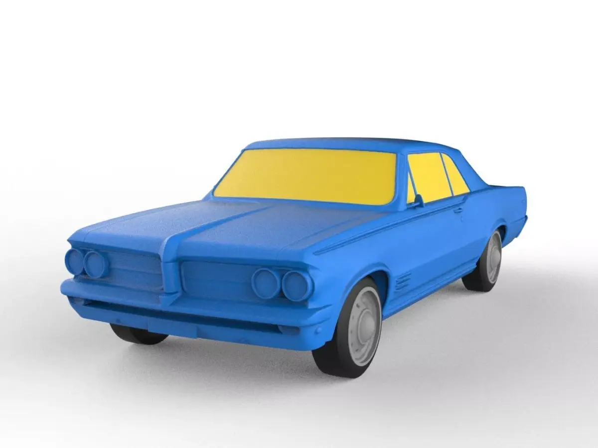 Pontiac Tempest 1967 Classic Car 3D print model