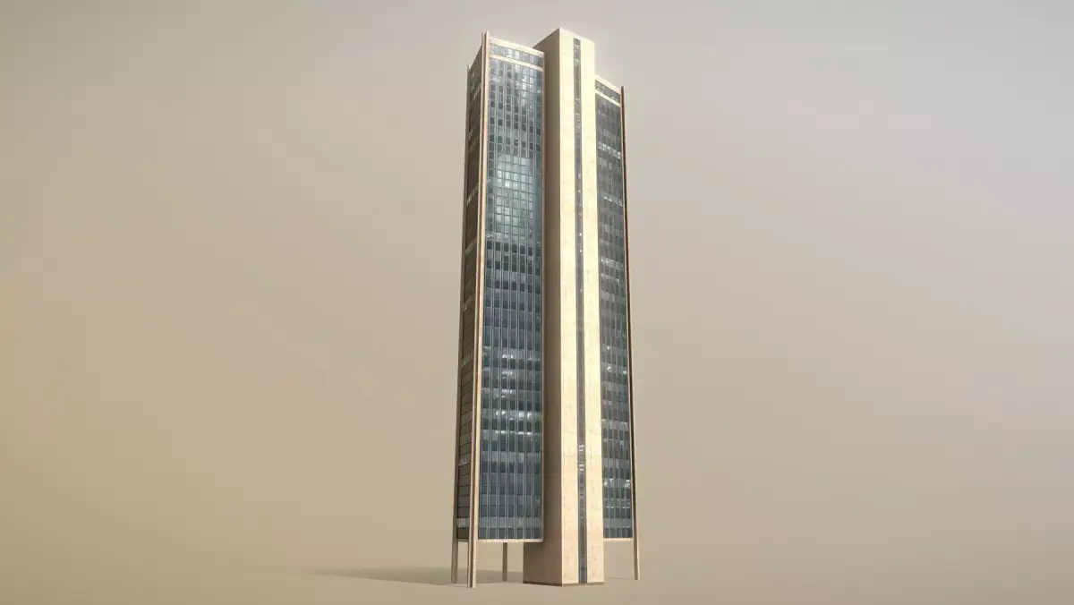 Bogota Seguros Tequendama Low-poly 3D model