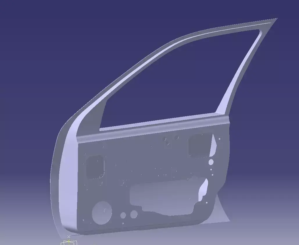 Door panel 3D model