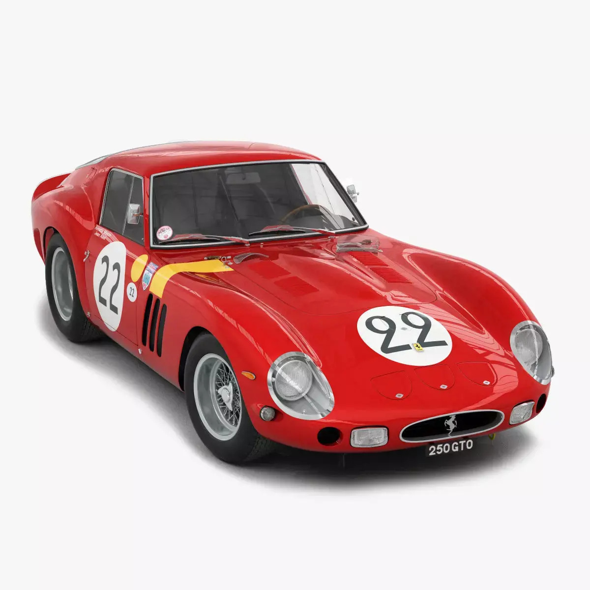 Ferrari 250 GTO - 3757GT - No Engine 3D model