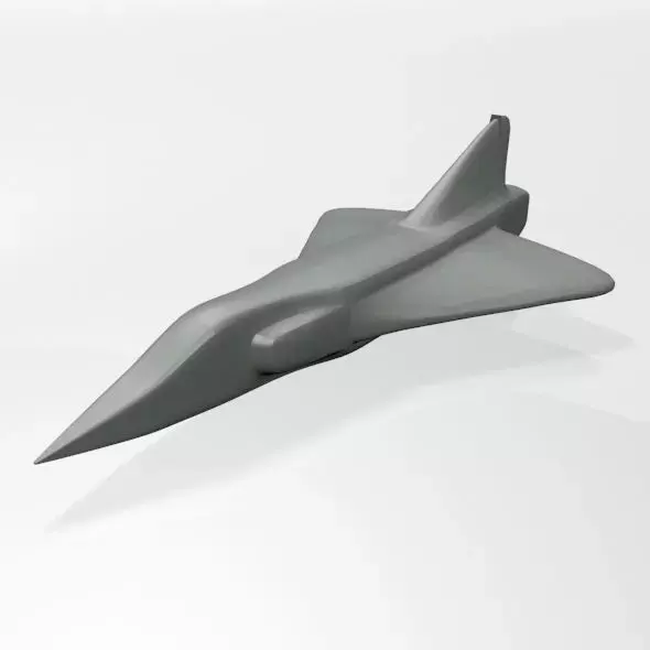 Jet Fighter 02 3D model