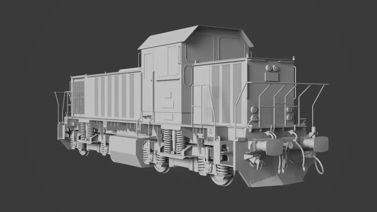 DHS131 locomotive 3D model purchase