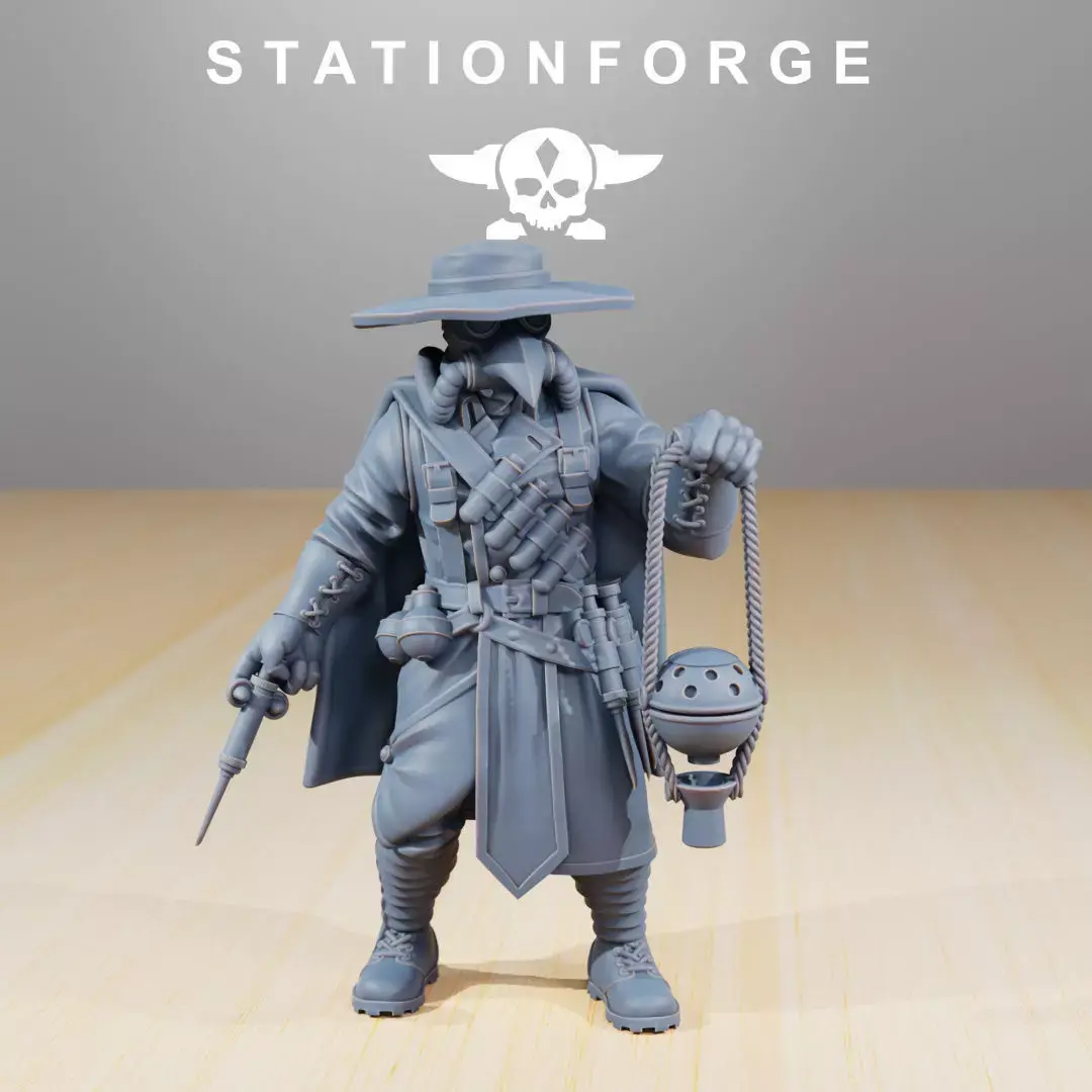 GrimGuard Plague Doctor 3D print model
