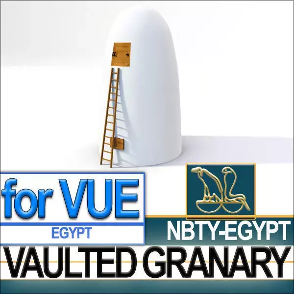 Ancient Egyptian Vaulted Granary 3D model