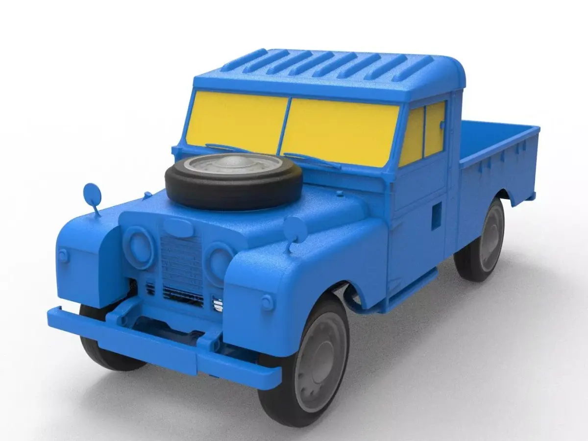 Land Rover 1958 Classic Car 3D print model