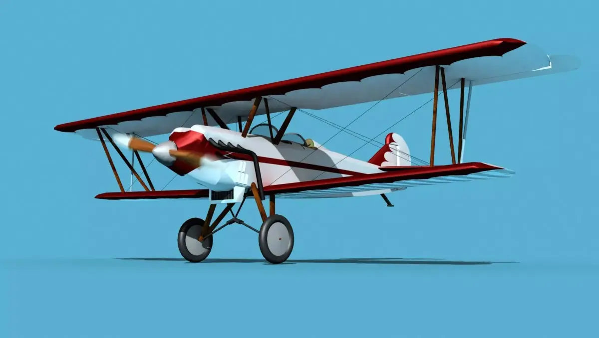 Travelair 2000 V09 3D model