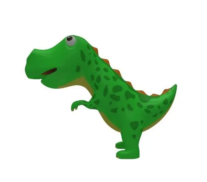 Dino Cartoon Low-poly 3D model