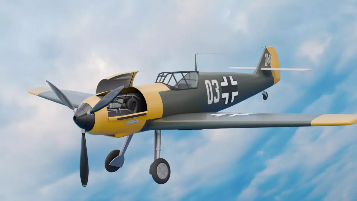 Messerschmitt Bf 109 3D model purchase