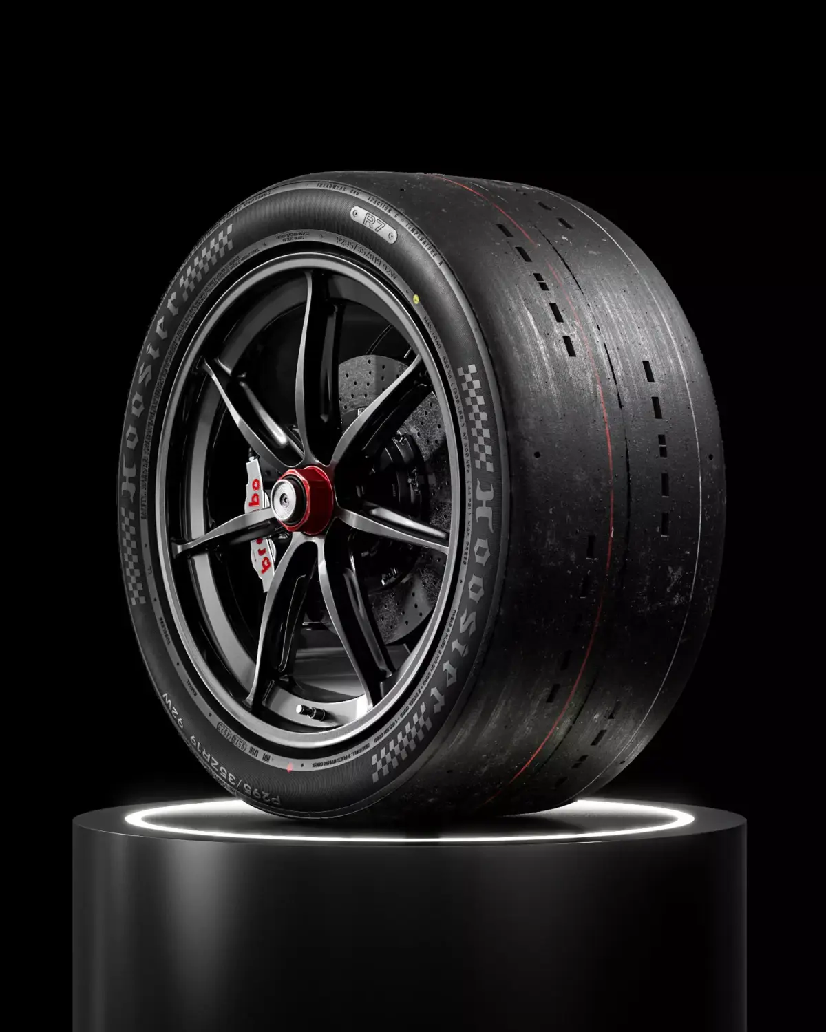 Hoosier R7 295 35 ZR19 3D model