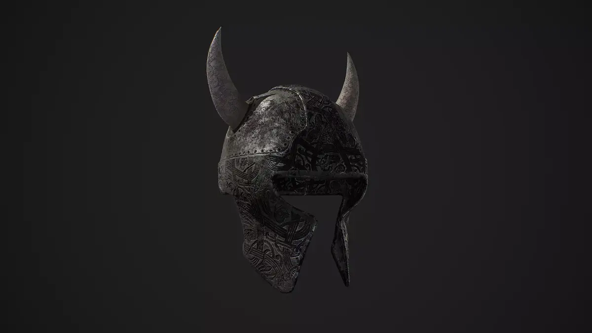 Medieval Viking Helmet Free low-poly 3D model