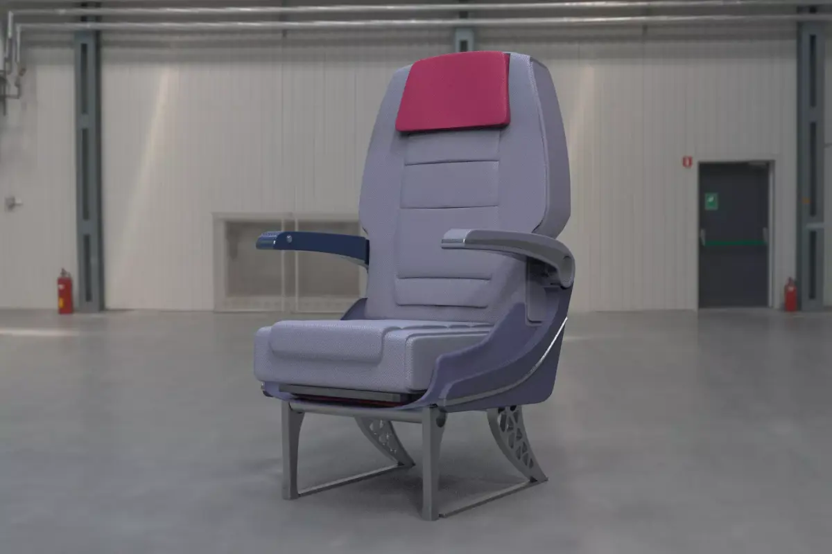  High Quality Airplane Premium Seating 3D Model With textures 3D model