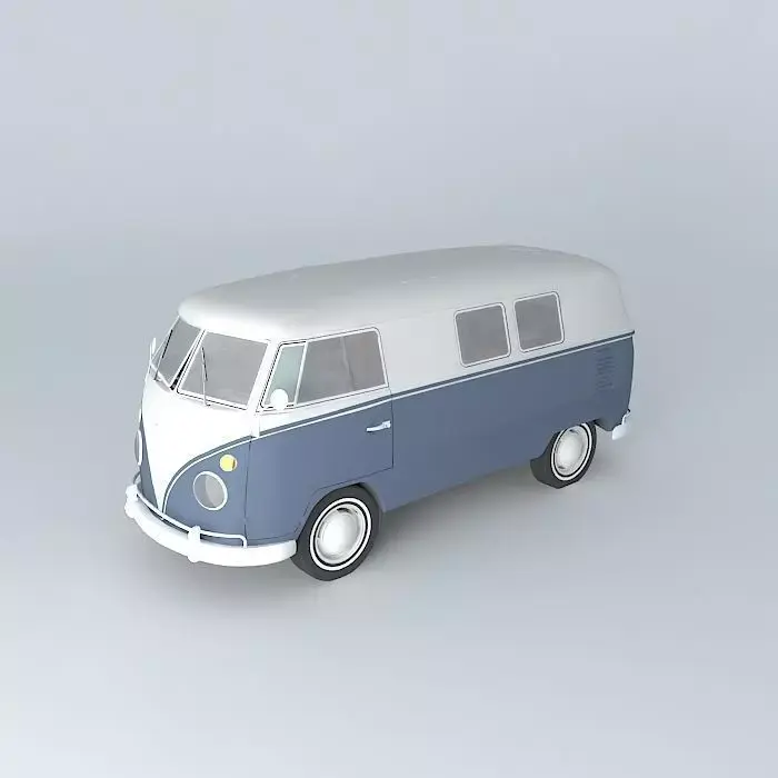 Volkswagen Type 2 Kombi T1 1967 Free 3D model