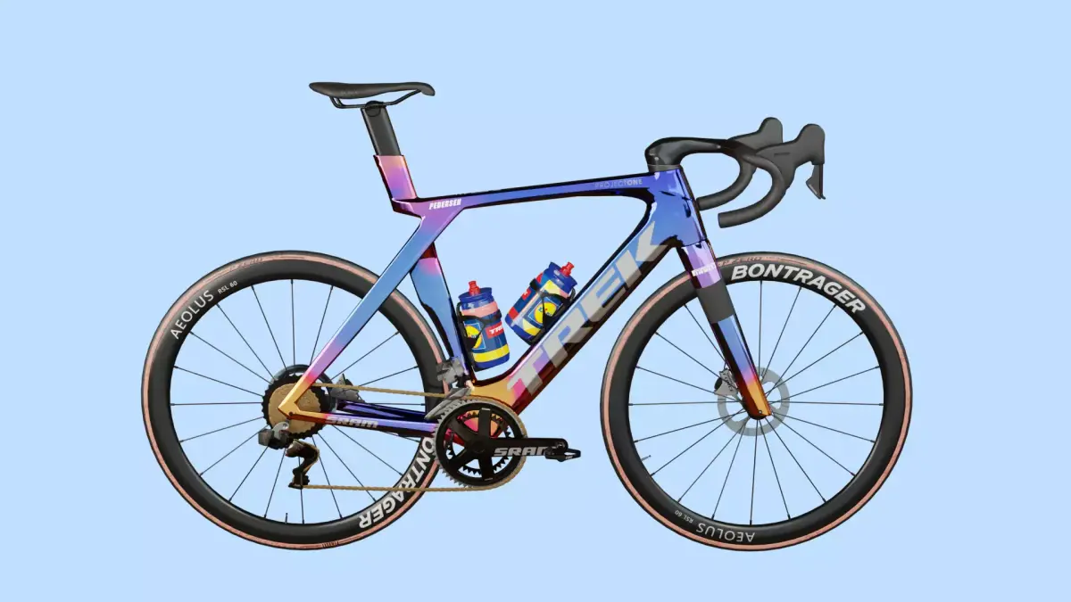 TREK - LIDL Trek Madone bike of Mads Pedersen Low-poly 3D model