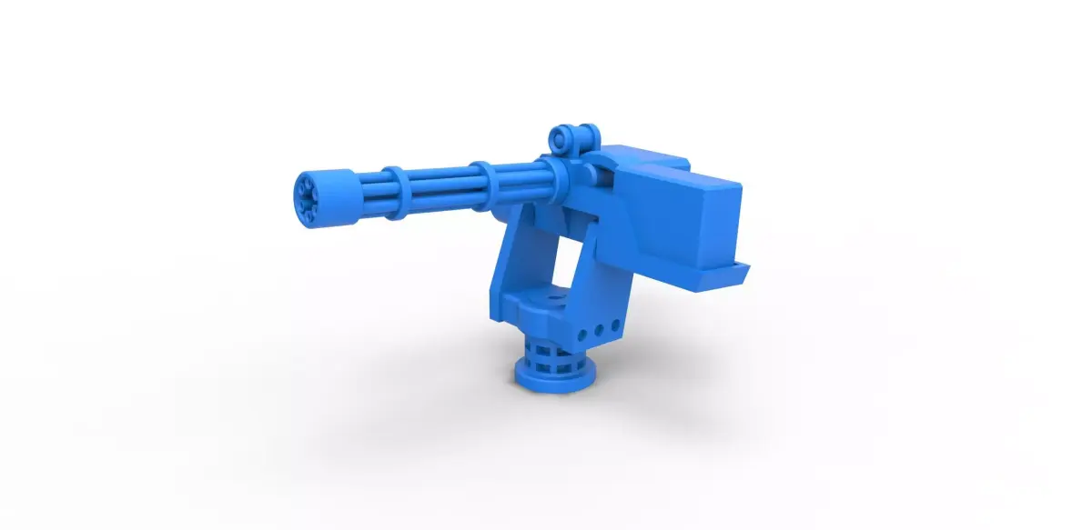 Machine gun turret Scale 1 to 25 3D print model